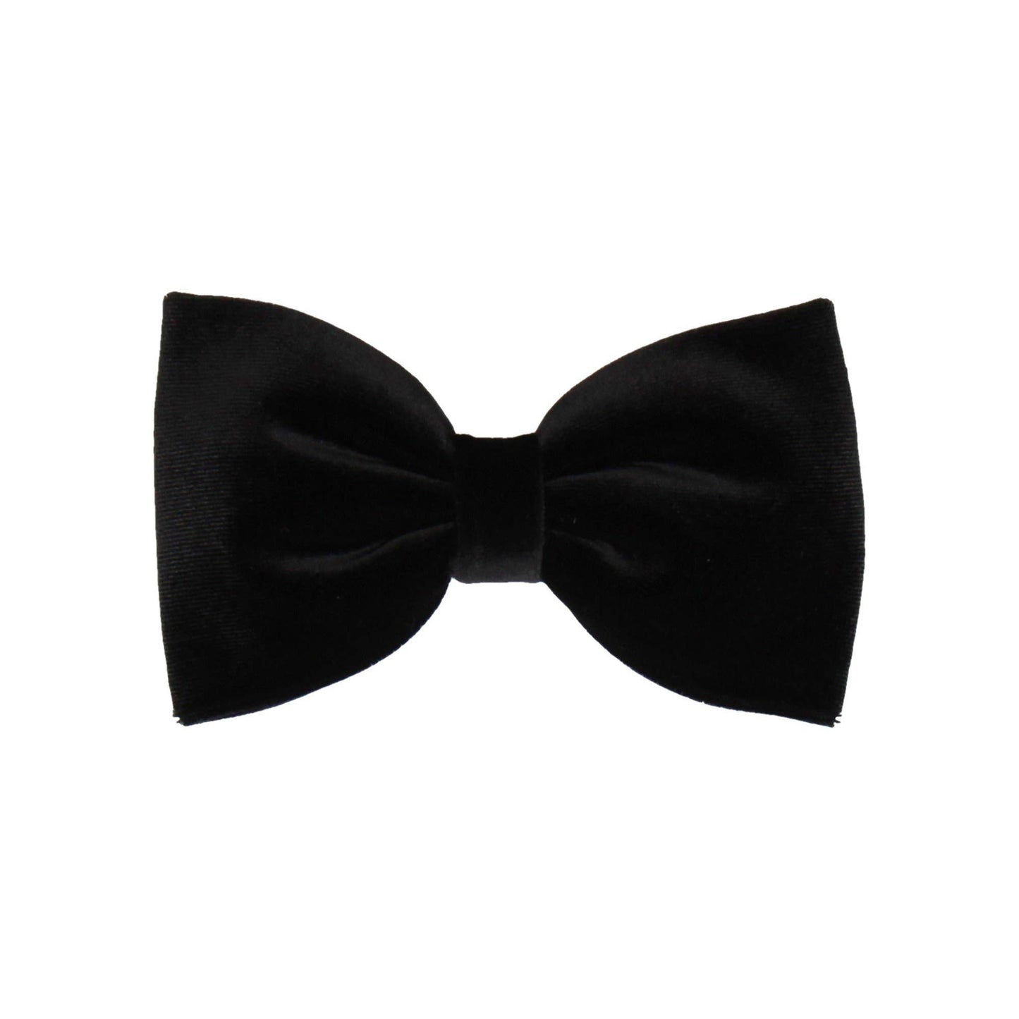 Black velvet bow tie