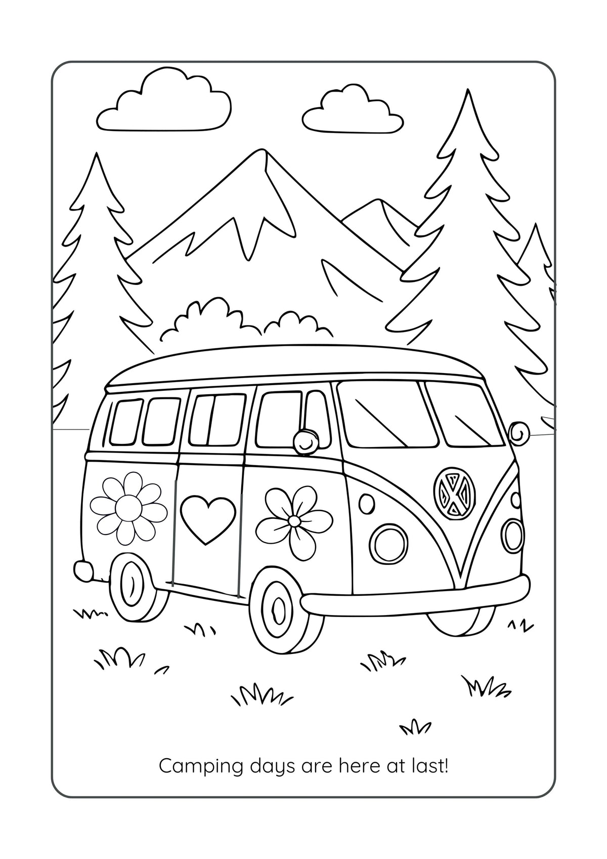 Summer Colouring Book