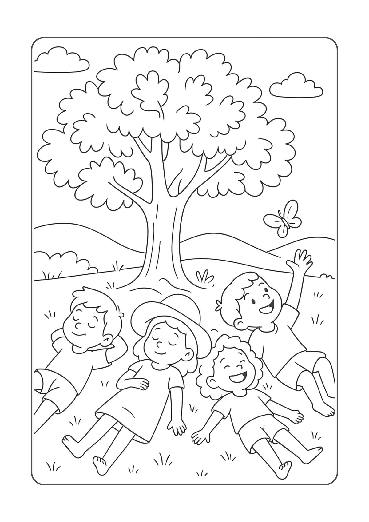 Summer Colouring Book